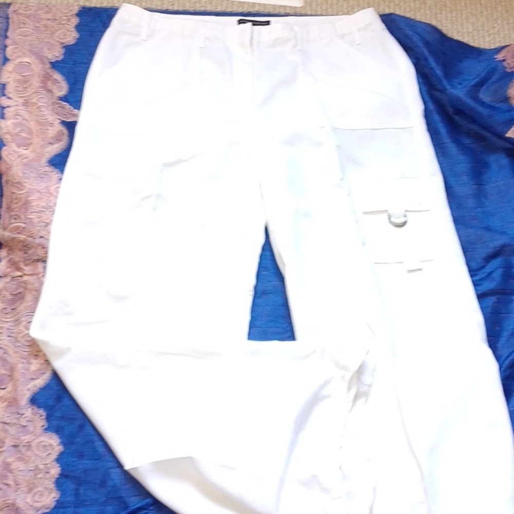 Optimum nostalgic rayon linen blend cargo pants 14‎